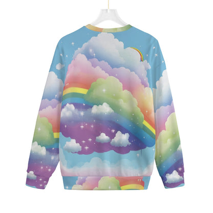 Unisex Drop-shoulder Knitted Fleece Sweater - view 2