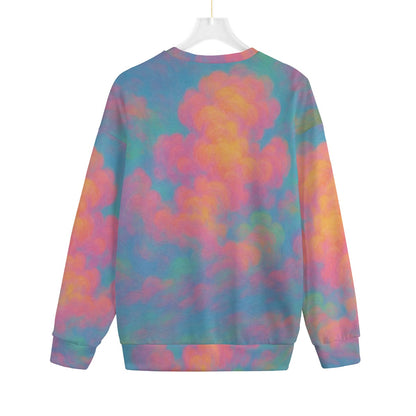 Unisex Drop-shoulder Knitted Fleece Sweater - view 2