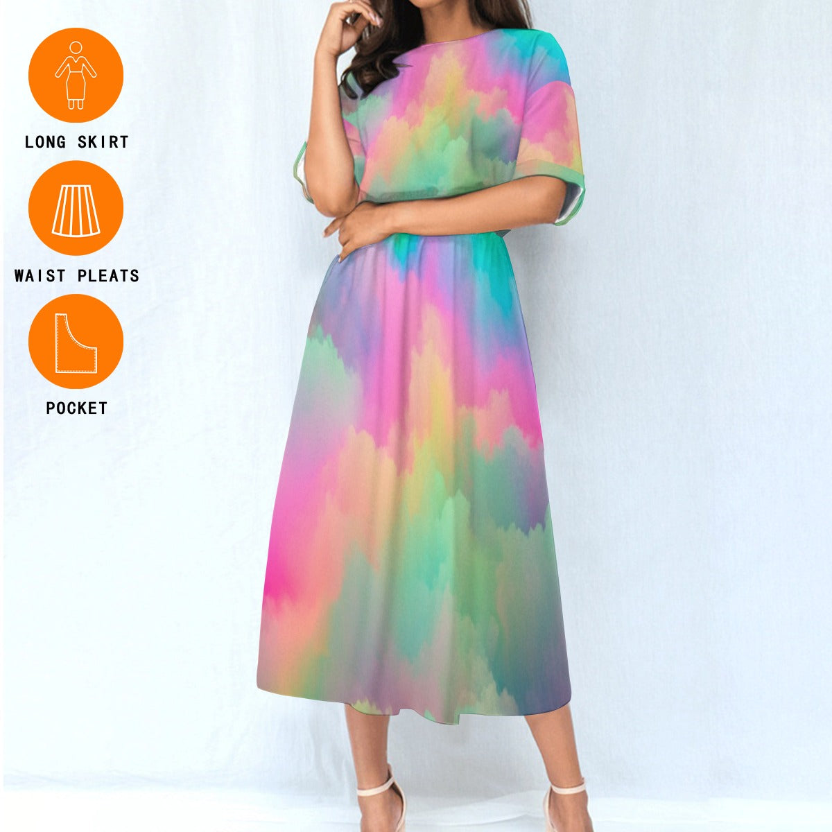 Women's Elastic Waist Dress