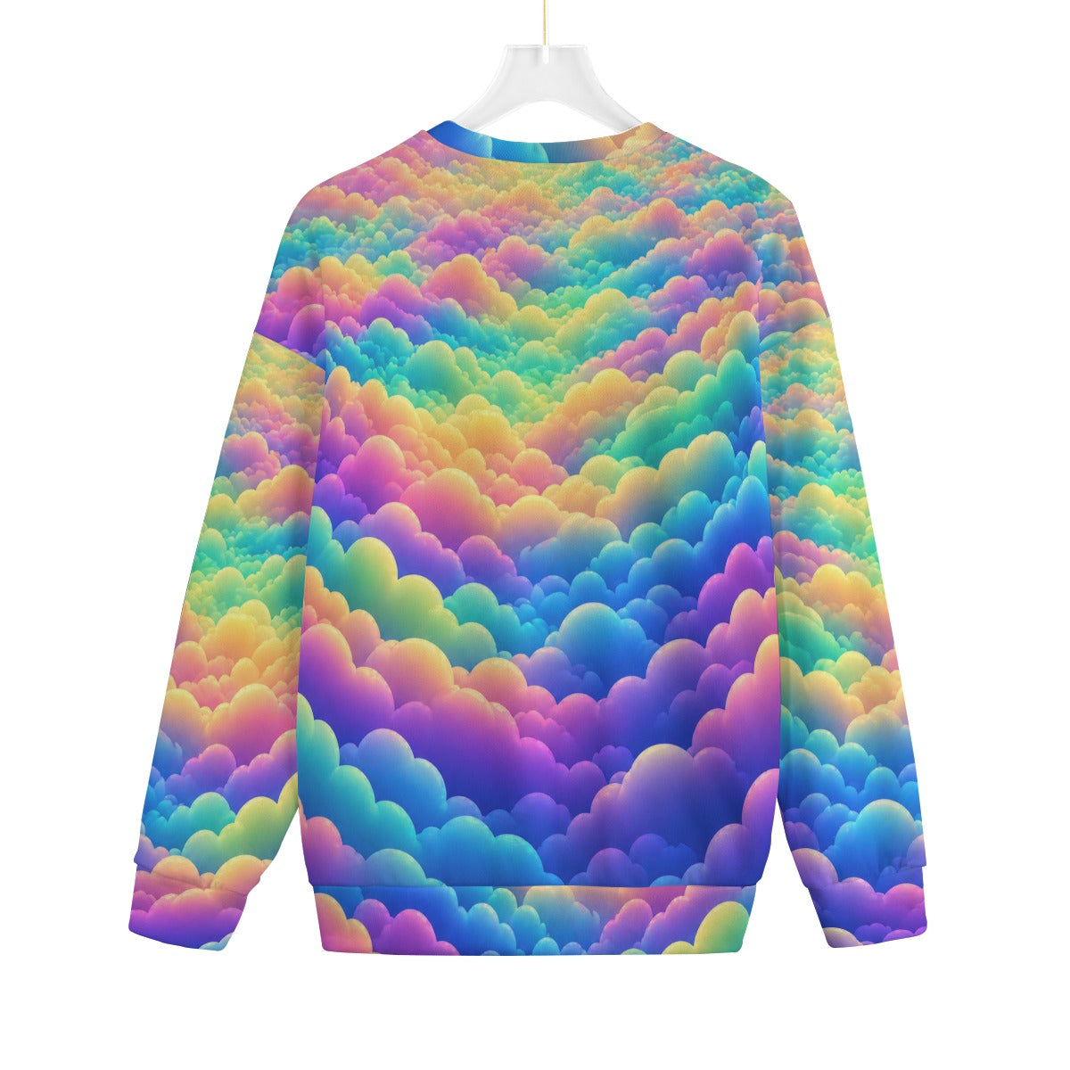 Unisex Drop-shoulder Knitted Fleece Sweater - view 2