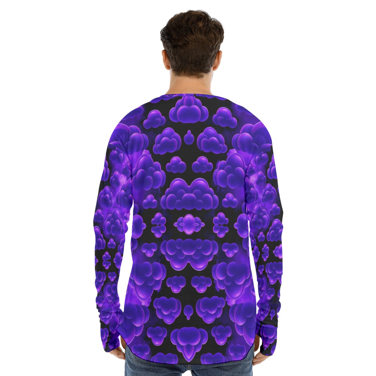 Men's Fingerless Long Sleeve T-shirt