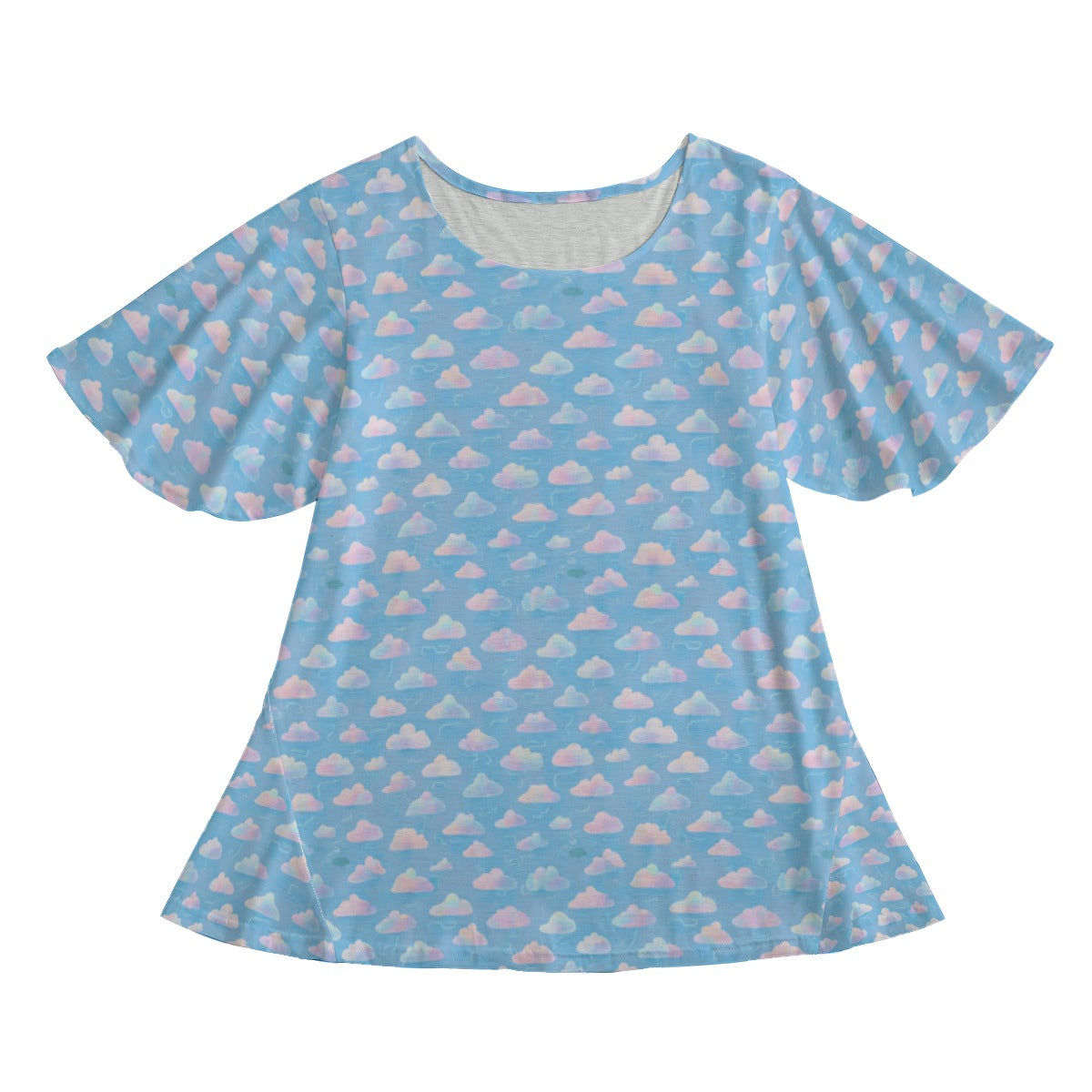 Women's Round Neck T-shirt With Short Sleeve