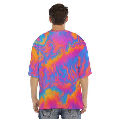 Men's Drop Shoulder T-shirt With Short Sleeve