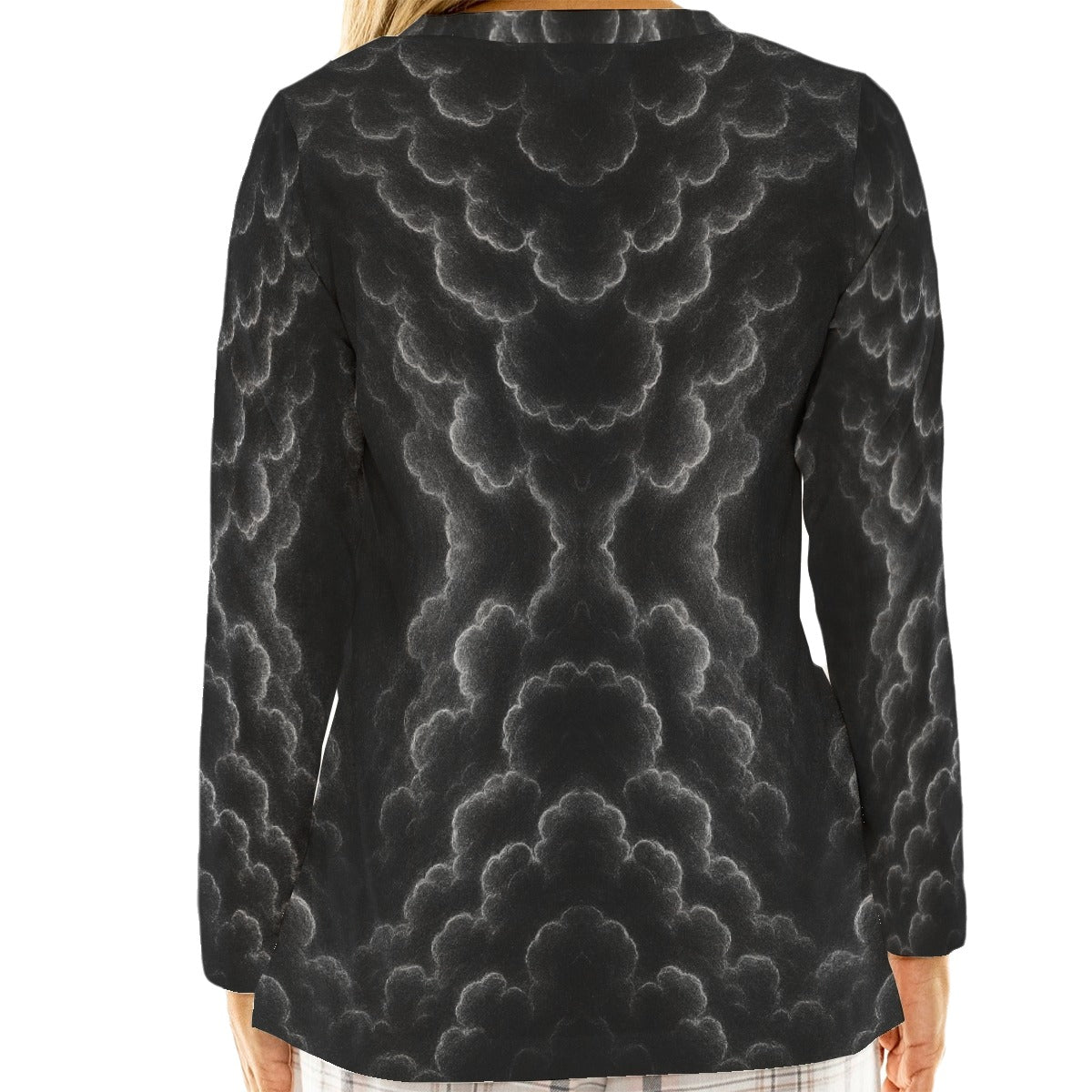 Women's Loose V-Neck T-Shirt With Long Sleeve