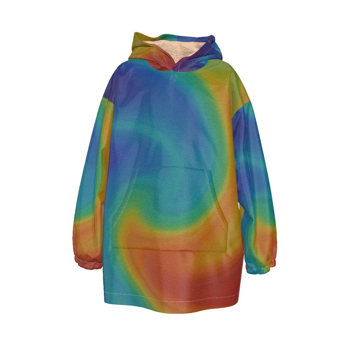 Unisex Kid's Sherpa Fleece Hoodie Blanket