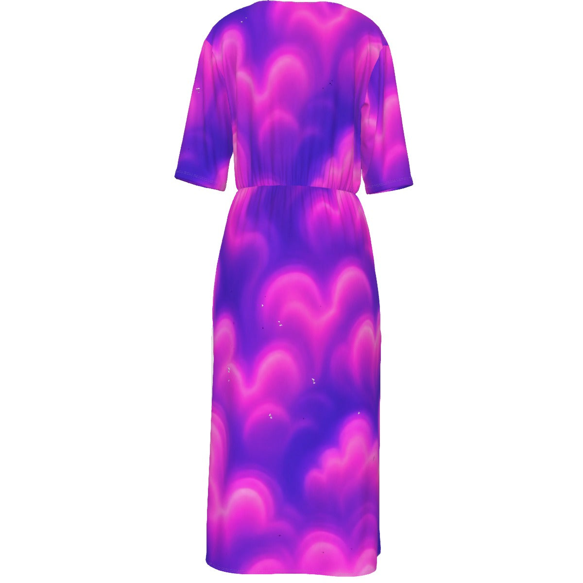 Women's Short Sleeve V-neck Dress