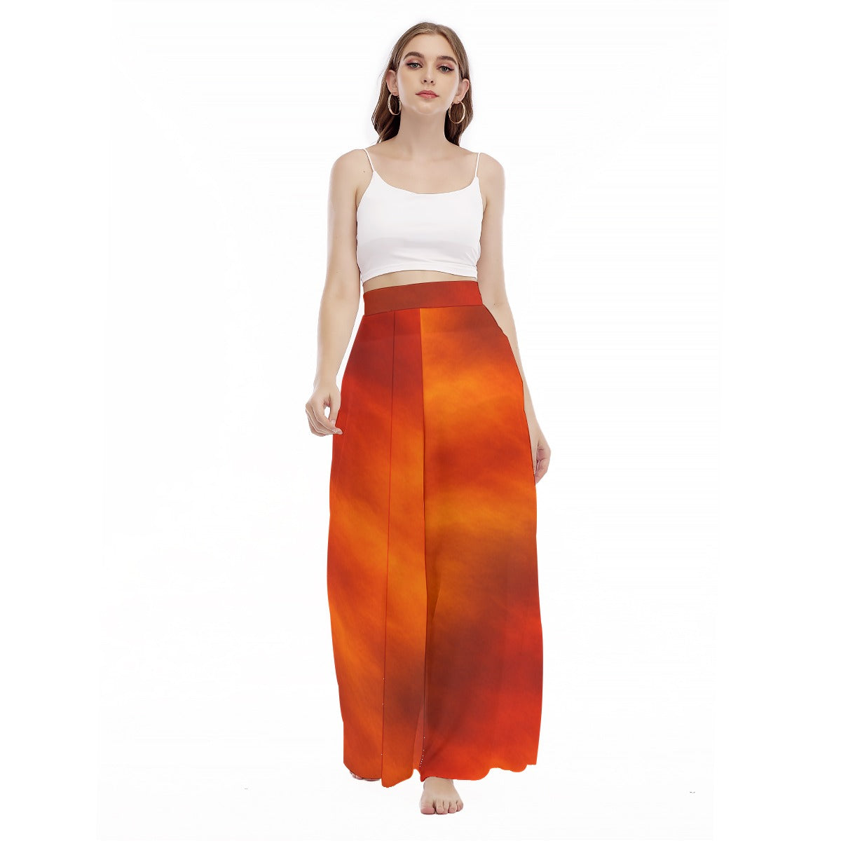 Women's High Waist Wide Leg Trousers