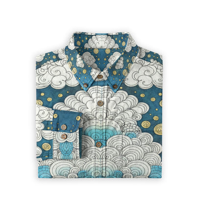 Men's Casual Lapel Long Sleeve Shirt|125GSM Cotton