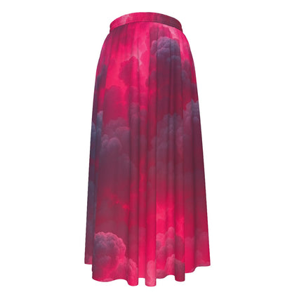Women's Maxi Chiffon Skirts With Lining