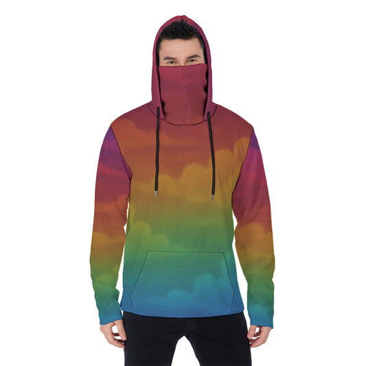 Men's Heavy Fleece Hoodie With Mask