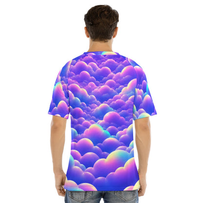 Men's Raglan Sleeve T-shirt With Button Closure