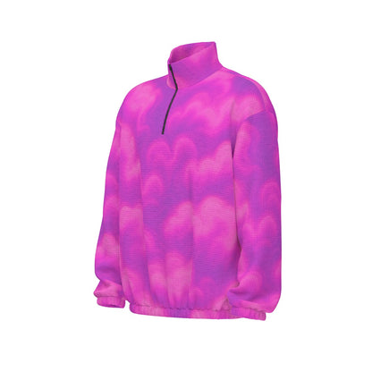 Unisex Turtleneck Zippered Sweatshirt