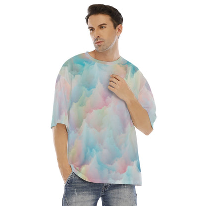 Men's Drop Shoulder T-shirt With Short Sleeve