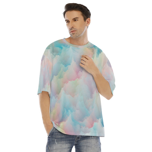 Men's Drop Shoulder T-shirt With Short Sleeve