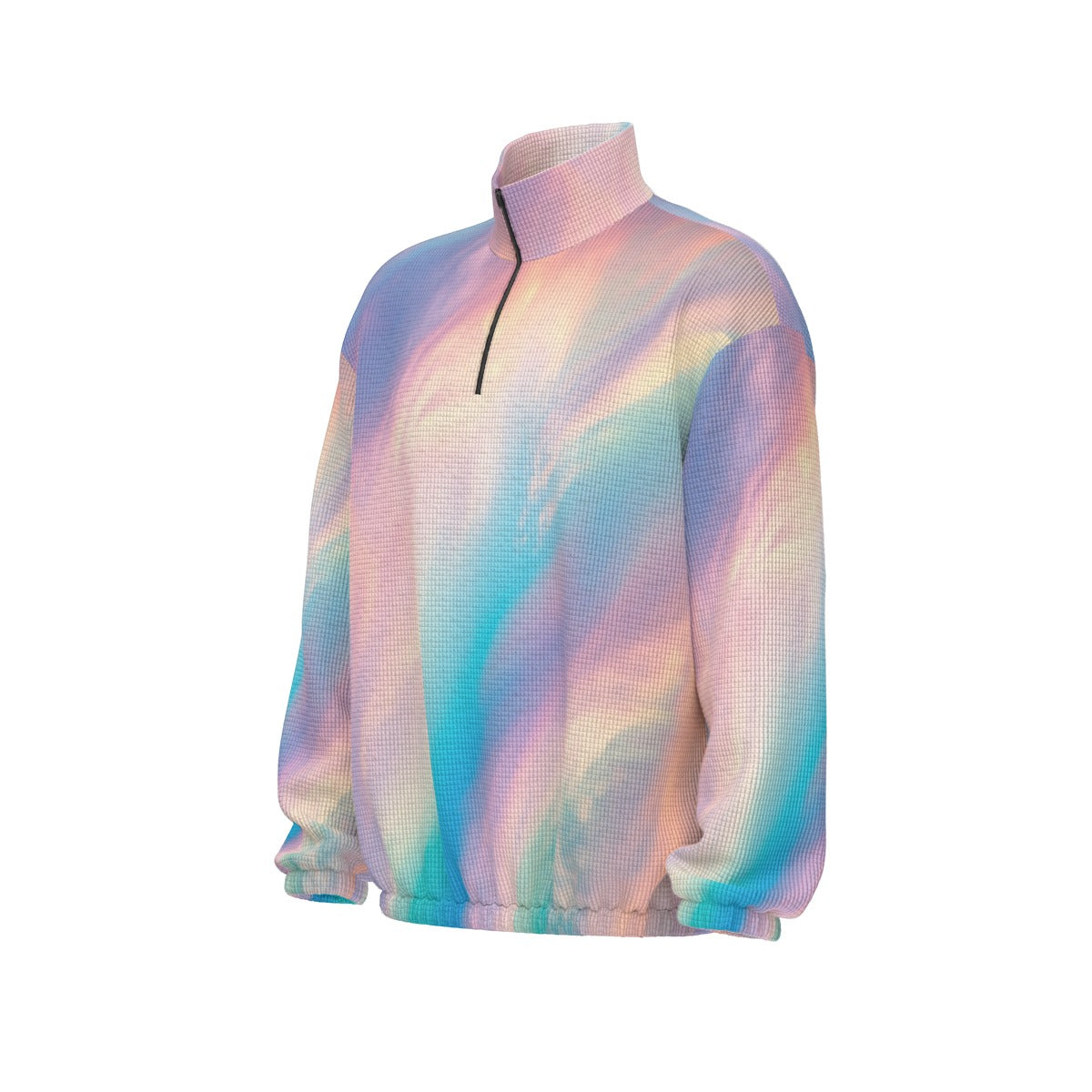 Unisex Turtleneck Zippered Sweatshirt