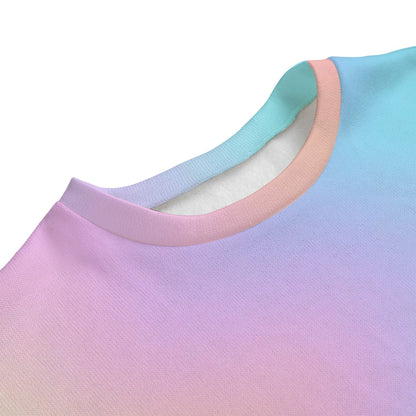 Unisex Drop-shoulder Knitted Fleece Sweater - view 3