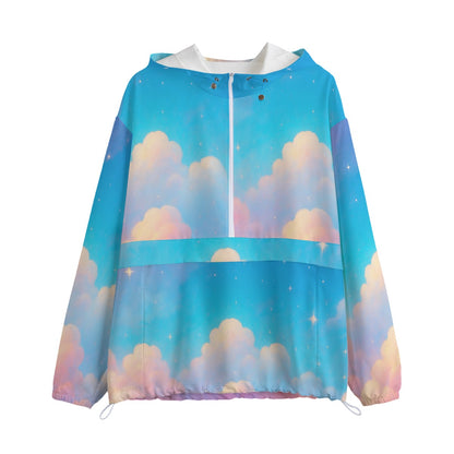 Unisex Pullover Jacket With Zipper Closure