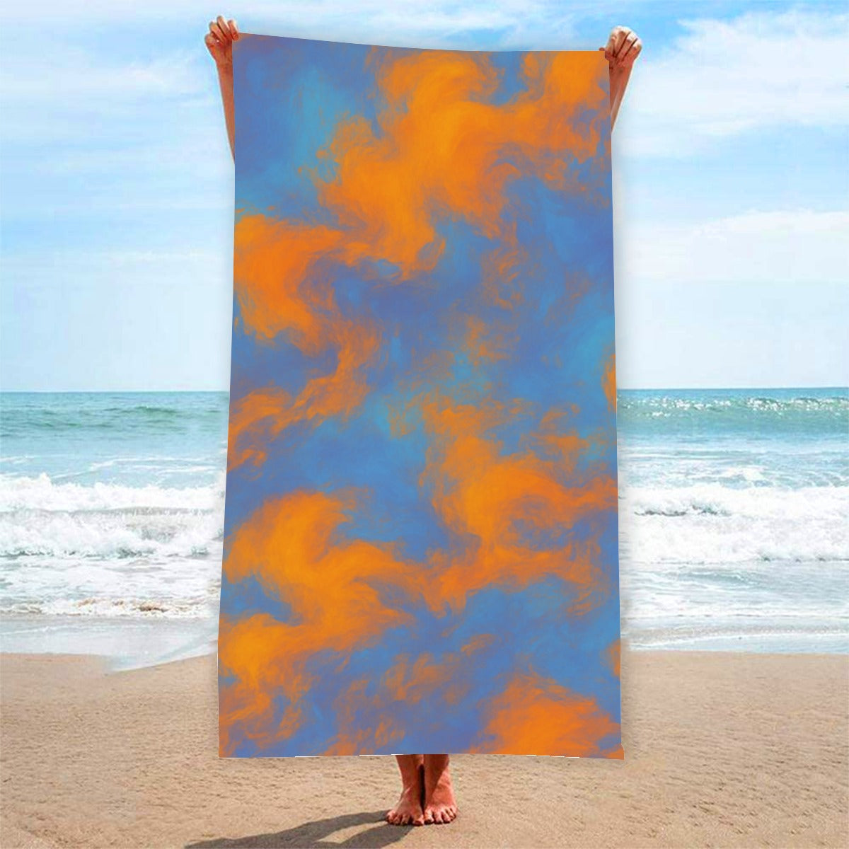 Unisex Adult Beach towel Vertical Style For the USA|320GSM