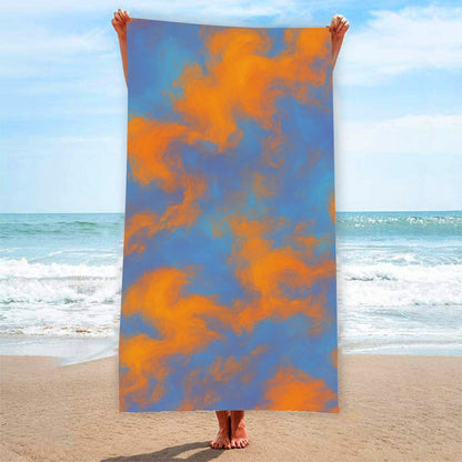 Unisex Adult Beach towel Vertical Style For the USA|320GSM