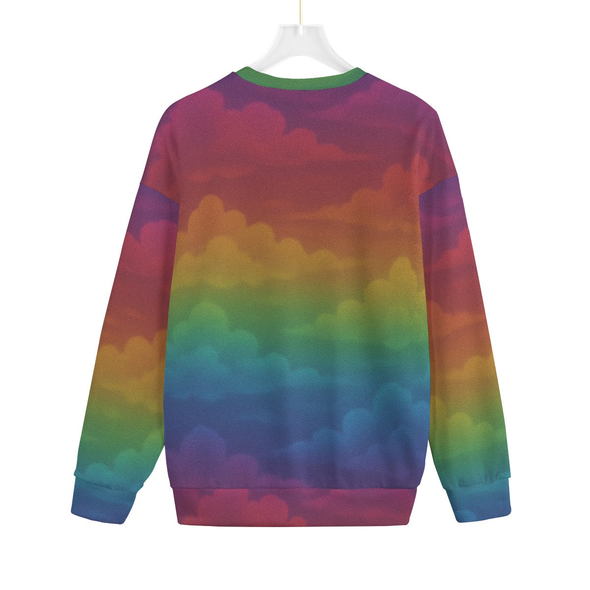Unisex Drop-shoulder Knitted Fleece Sweater - view 2
