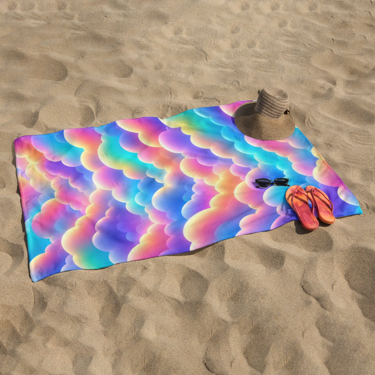 Adult Beach towel Vertical Style Printed in USA|320GSM