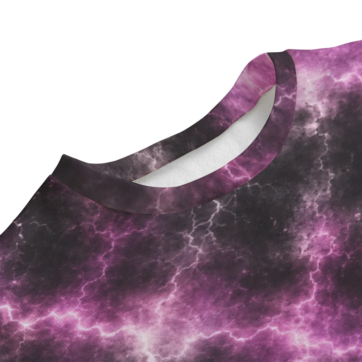 Unisex Drop-shoulder Knitted Fleece Sweater - view 3