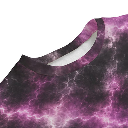 Unisex Drop-shoulder Knitted Fleece Sweater - view 3
