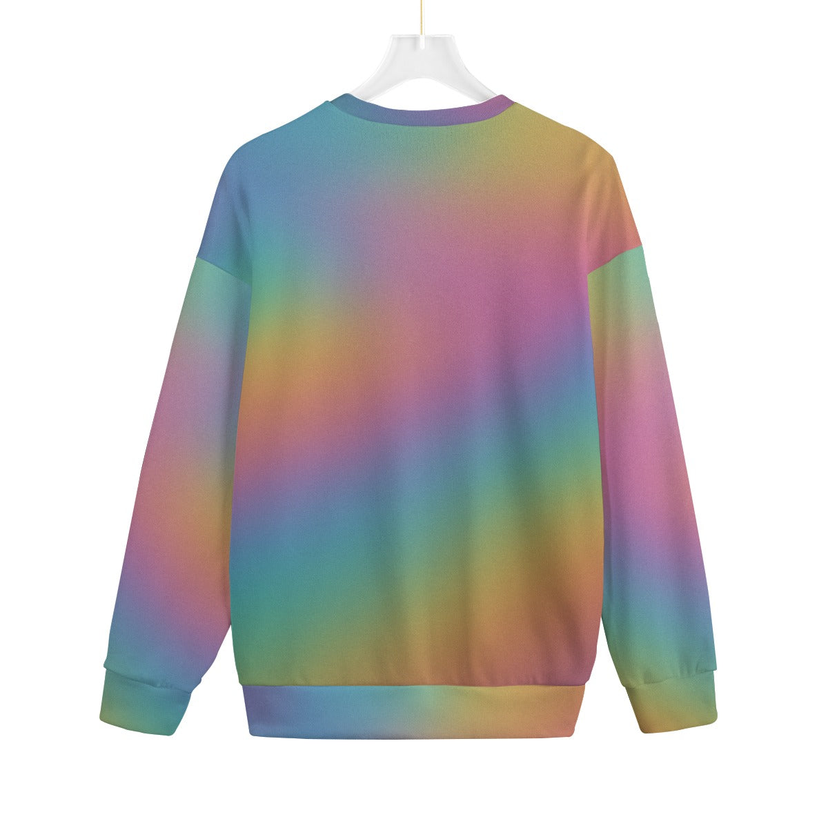 Unisex Drop-shoulder Knitted Fleece Sweater - view 2