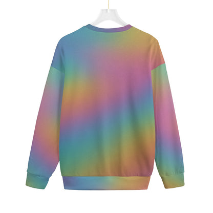 Unisex Drop-shoulder Knitted Fleece Sweater - view 2