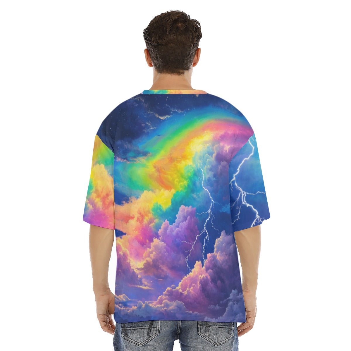 Men's Drop Shoulder T-shirt With Short Sleeve