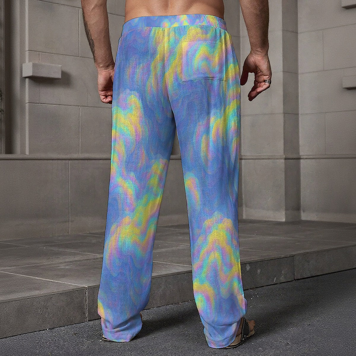 Men's Loose Casual Pants With Pocket