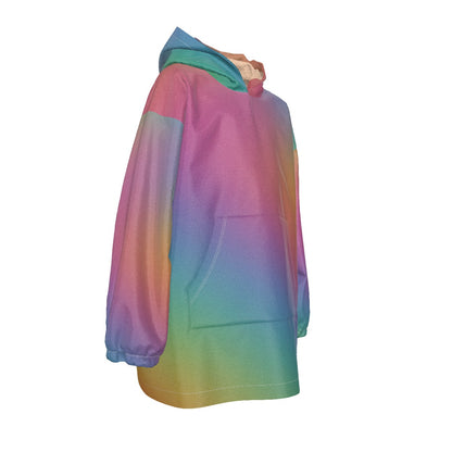 Unisex Kid's Sherpa Fleece Hoodie Blanket