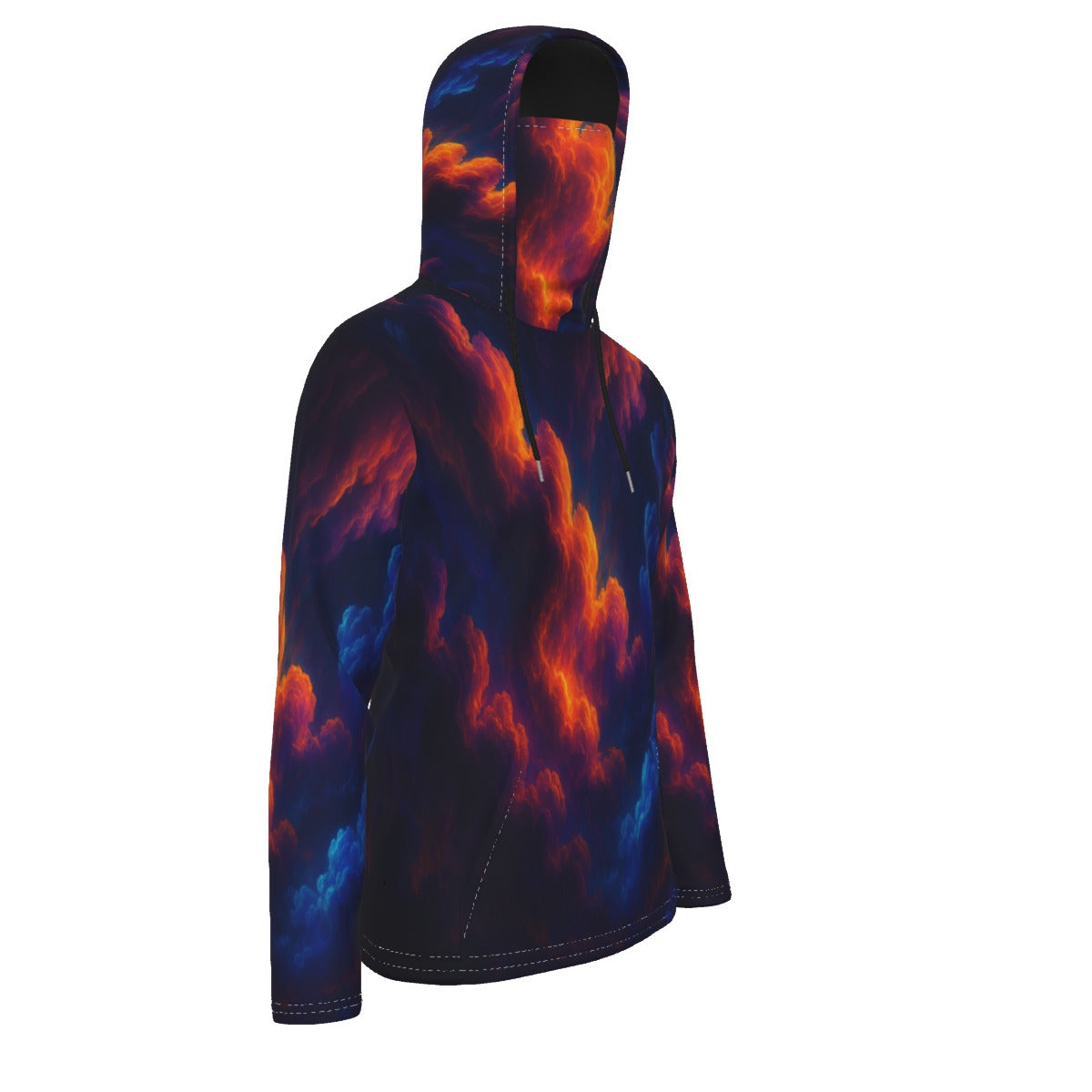 Men's Pullover Hoodie With Mask - view 4
