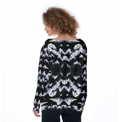 Women's Off-Shoulder Sweatshirt