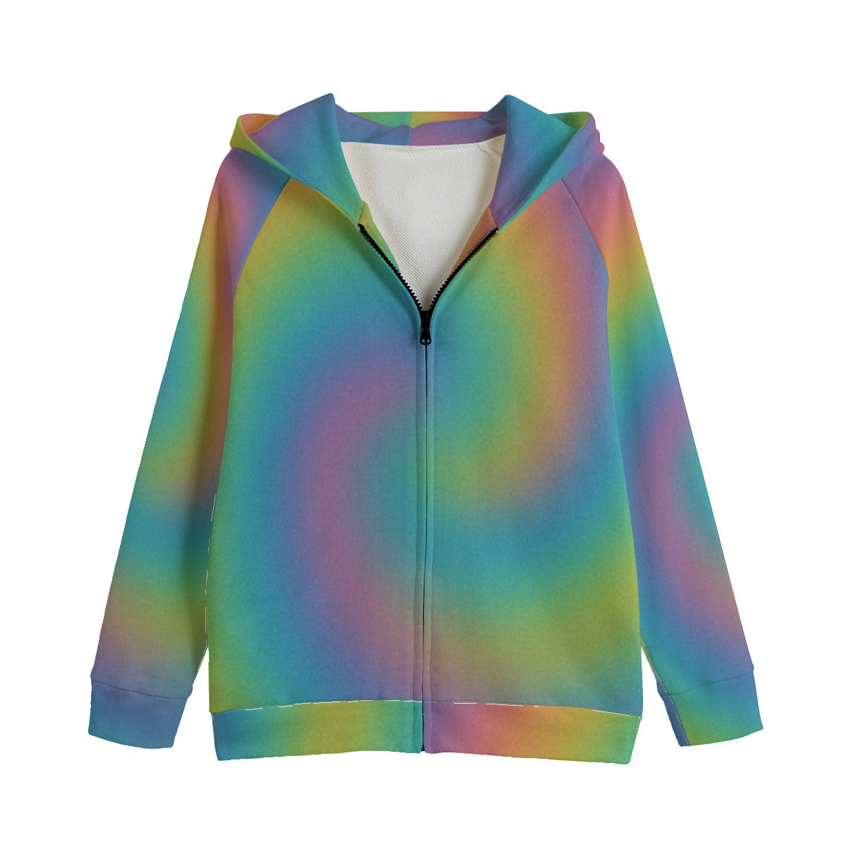 Unisex Kid's Zip Up Raglan Sleeve Hoodie | 310GSM Cotton