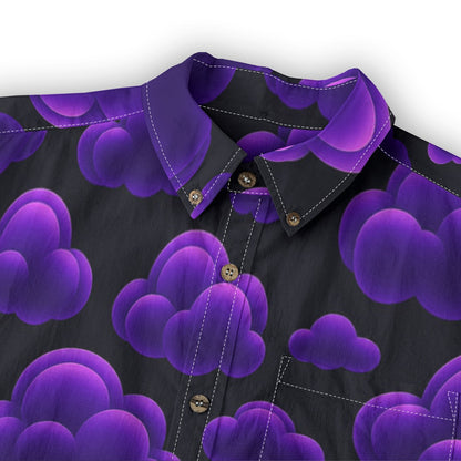 Men's Casual Lapel Long Sleeve Shirt|125GSM Cotton