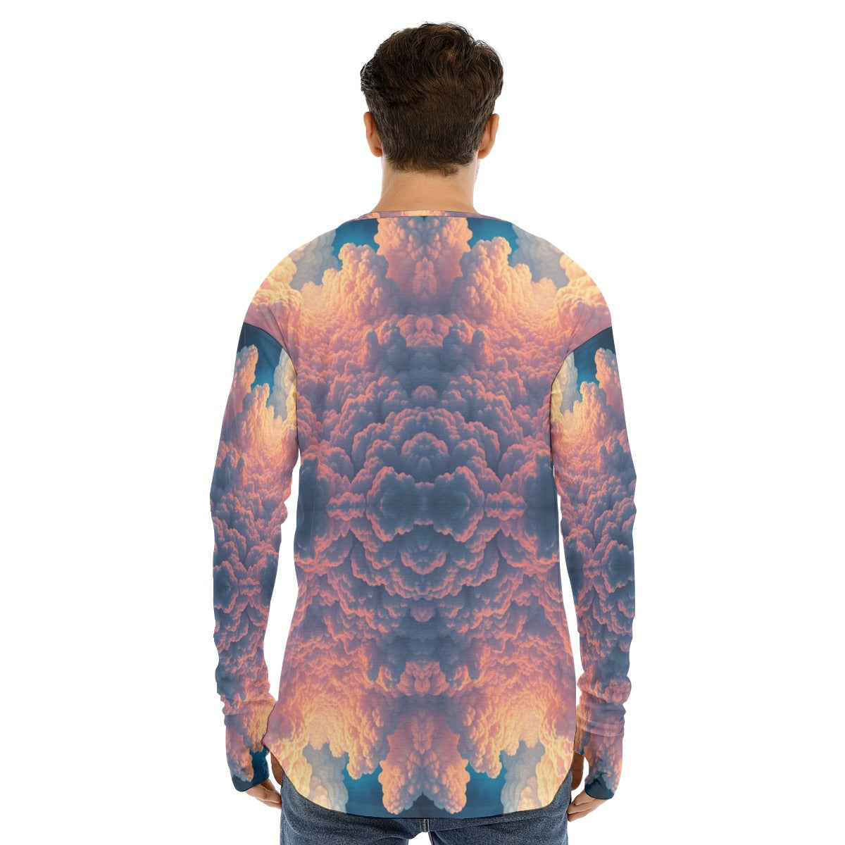Men's Fingerless Long Sleeve T-shirt