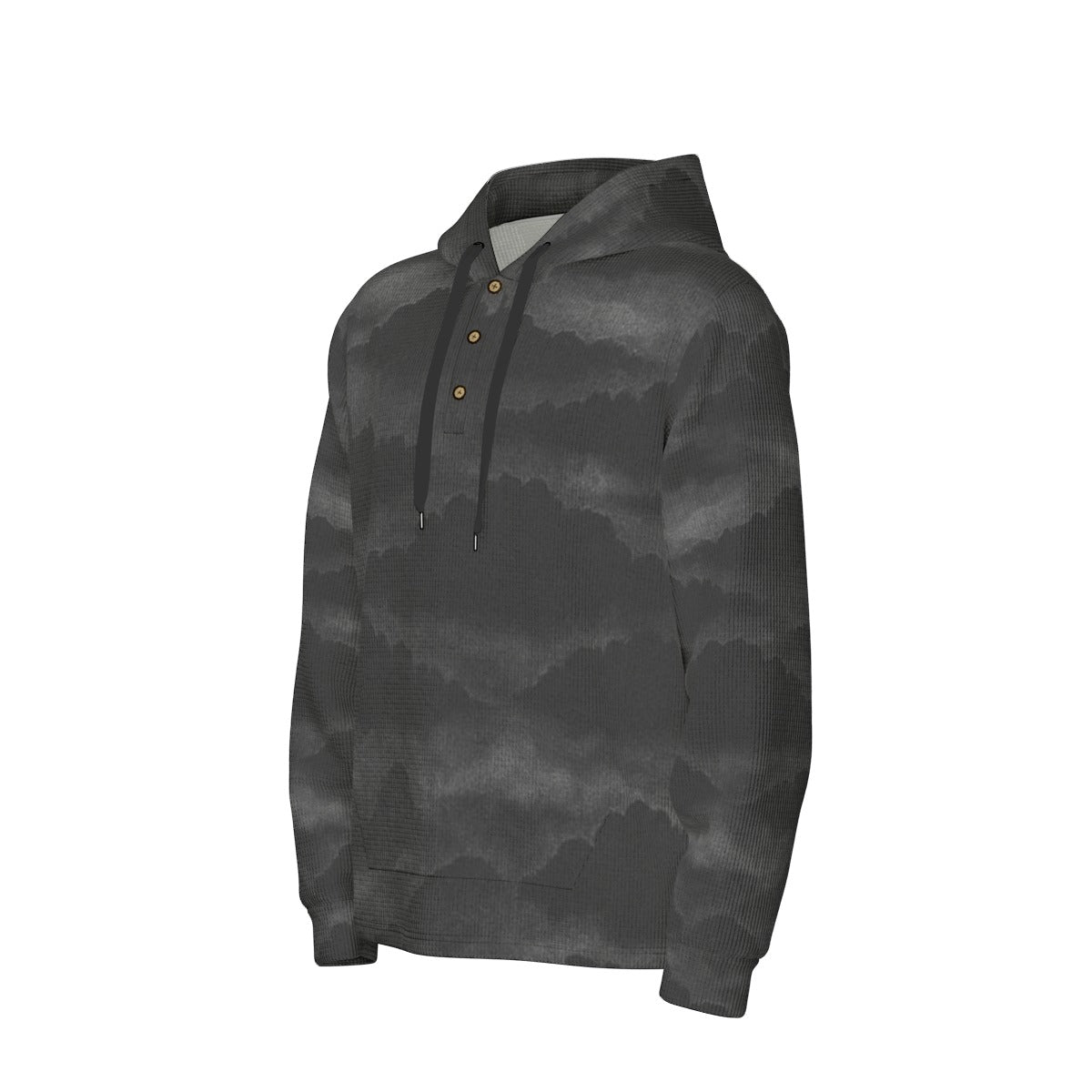 Men's Half Button Hoodie
