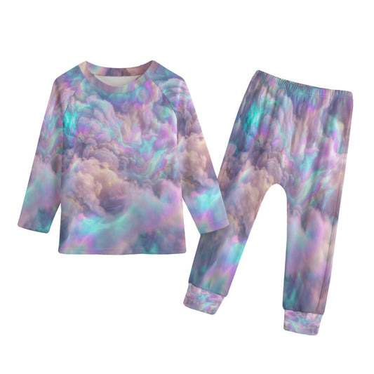 Kid's Knitted Fleece Set