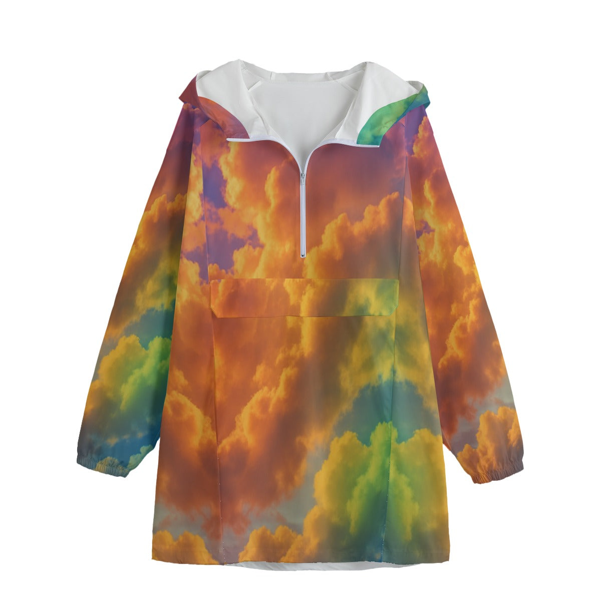 Unisex Windbreaker Long Jacket