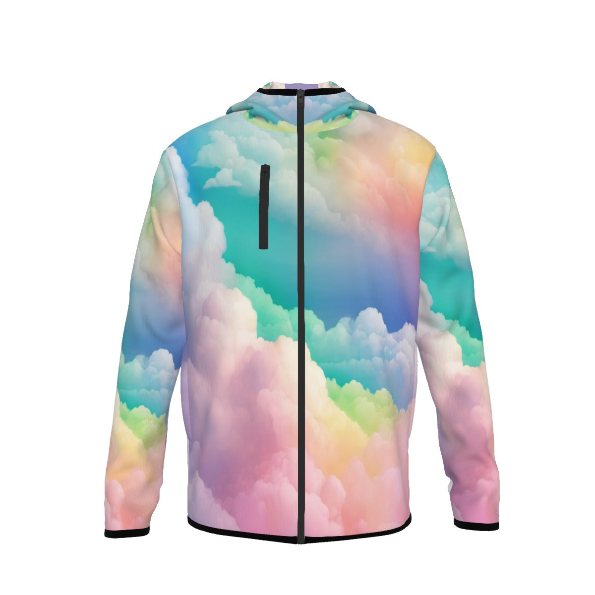 Men's Stylish Hoodie with Thumb Hole Design - view 1