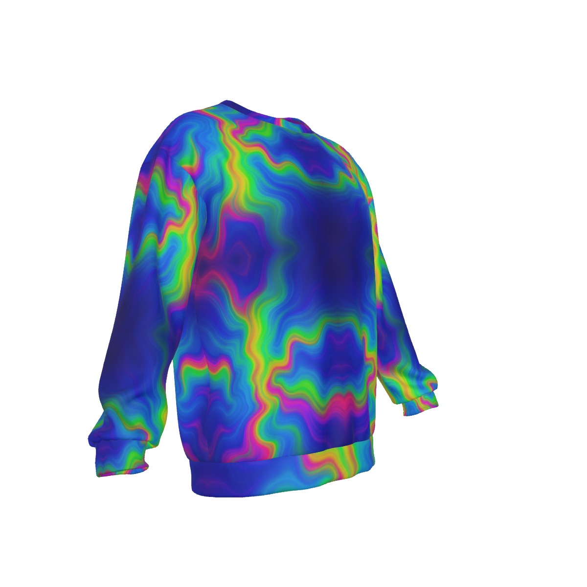 Men's Drop Shoulder Round Neck Long-Sleeved Sweatshirt