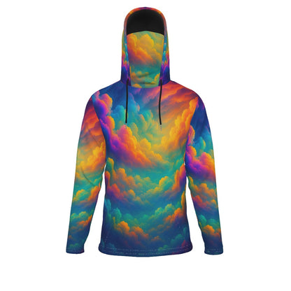 Men's Pullover Hoodie With Mask - view 1