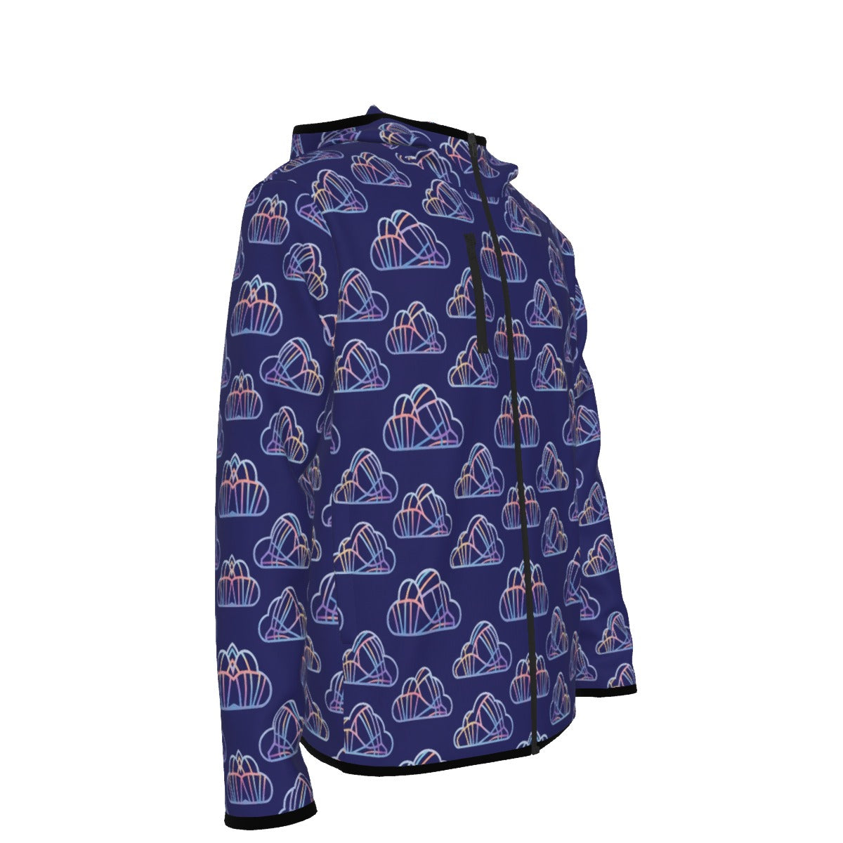 Men's Stylish Hoodie with Thumb Hole Design - view 4