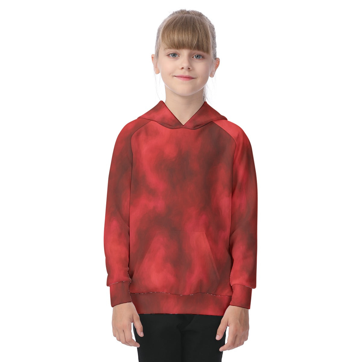 Unisex Kid's Raglan Pullover Hoodie