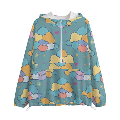 Unisex Pullover Jacket With Zipper Closure