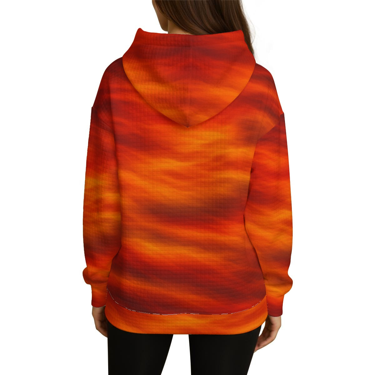 Women's Thick Waffle Knit Hoodie