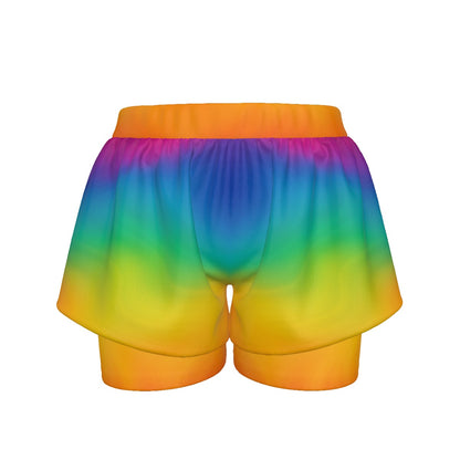 Unisex Sports Lined Shorts