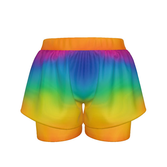 Unisex Sports Lined Shorts