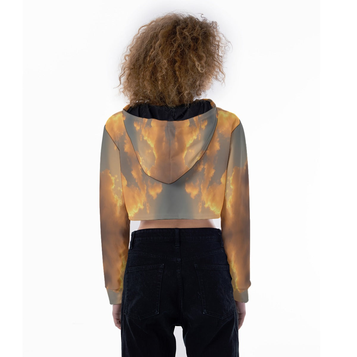 Women's Crop Top Hoodie